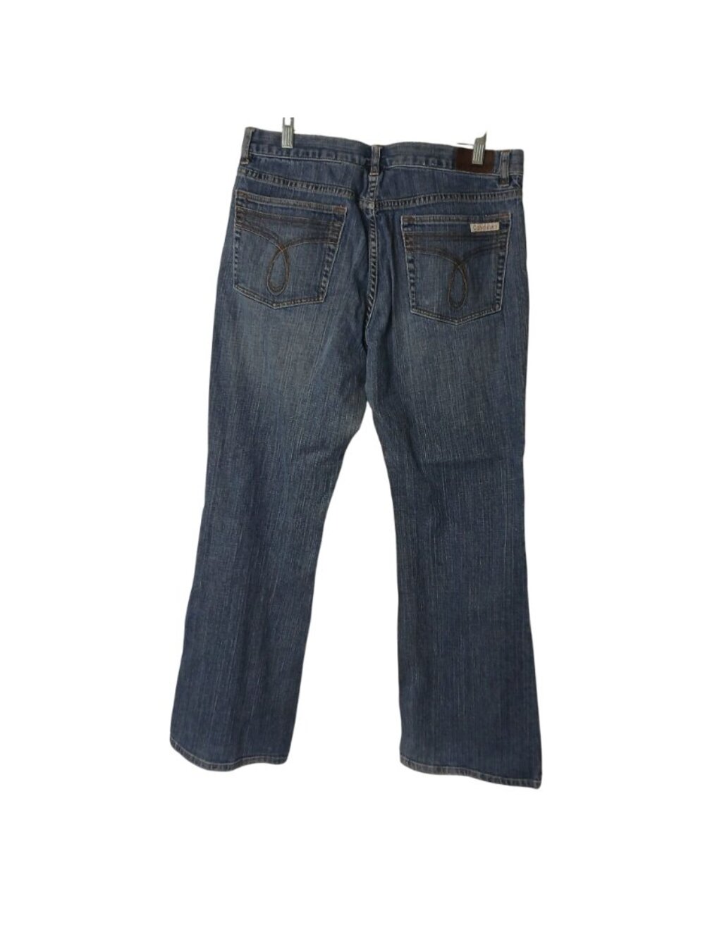 Calvin Klein Womens Flare Jeans Size 12 Blue Denim 99% Cotton Vintage Style #Q16 - Picture 9 of 9
